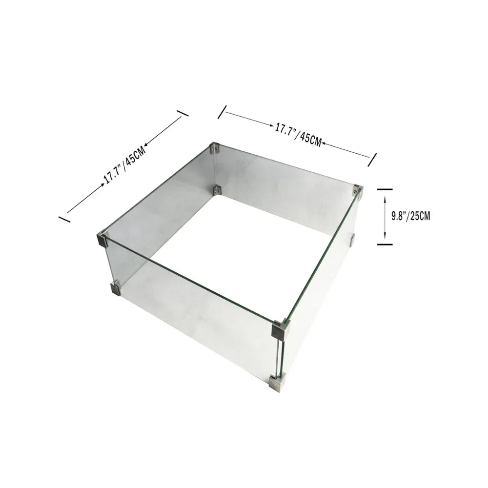 Elementi Wind Screen for Fire Tables for Montreal & Rova - Green Vista Living