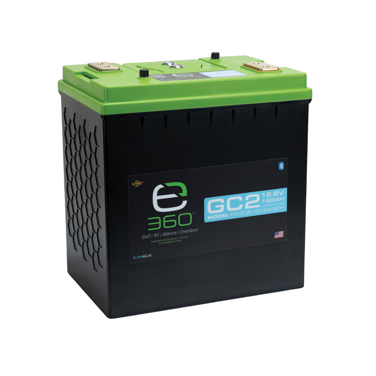 Expion360 12V 162Ah LiFePO4 Lithium Battery – GC2, SmartTalk™ & VHC™ | Expion360