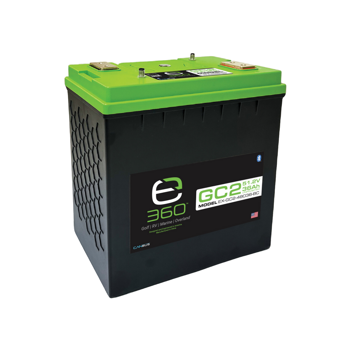 Expion360 48V 36Ah GC2 LiFePO4 Lithium Battery - SmartTalk™