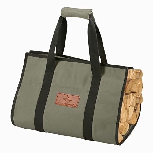 Rectangle Canvas Firewood Log Carriers - Green Vista Living