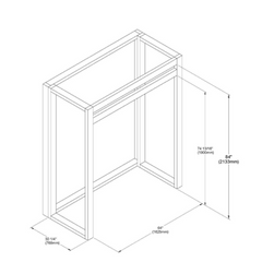 Valcourt Frontenac Wood Burning Fireplace - FP11
