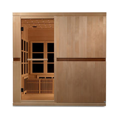 Golden Design Ultra Low EMF 8-Person Dynamic "Catalonia" Infrared Sauna with Hemlock Wood | Model: GDI-6880-02 Elite