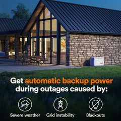 Generac Next Generation 24000 Watt 24kW Dual Fuel 50 State Air Cooled Home Standby Generator | 7261