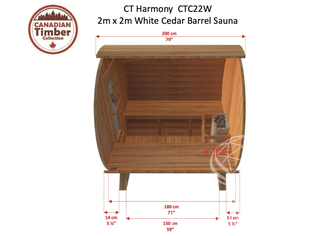 Harmony Sauna - Canadian-Made!