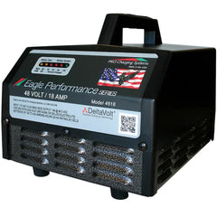 Eagle Performance Series 48 Volt 18 Amp battery charger model 4818 with handle and vents