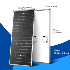 ACOPOWER 250W Monocrystalline Solar Panel