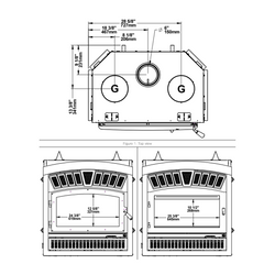 Valcourt Lafayette II Wood Burning Fireplace - FP10R