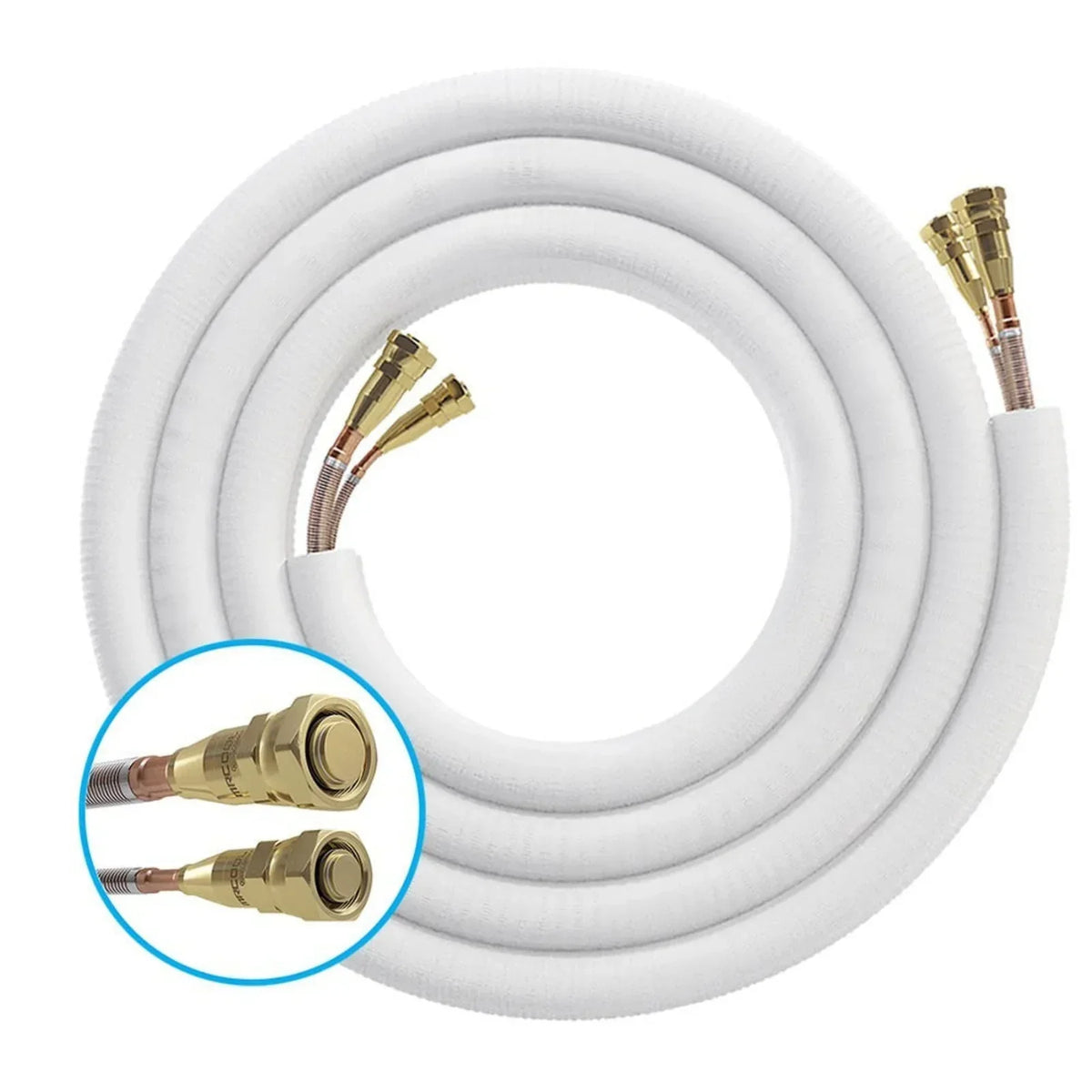 MRCOOL 5th Gen 16ft 3/8 x 5/8 Pre-Charged Lineset for DIY 24K & 36K Indoor