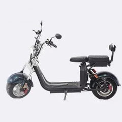 LinksEride CP1.1 2000W 60V 20Ah DUAL BATTERY 2 SEATER Electric Motorcycle Scooter - Green Vista Living