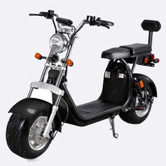 LinksEride CP1.1 2000W 60V 20Ah DUAL BATTERY 2 SEATER Electric Motorcycle Scooter - Green Vista Living