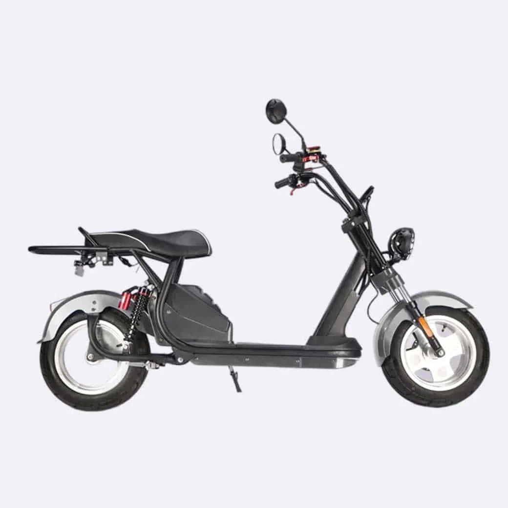 LinksEride CP5.1 2000W 60V 20Ah DUAL BATTERY 2 SEATER Electric Motorcycle Scooter - Green Vista Living