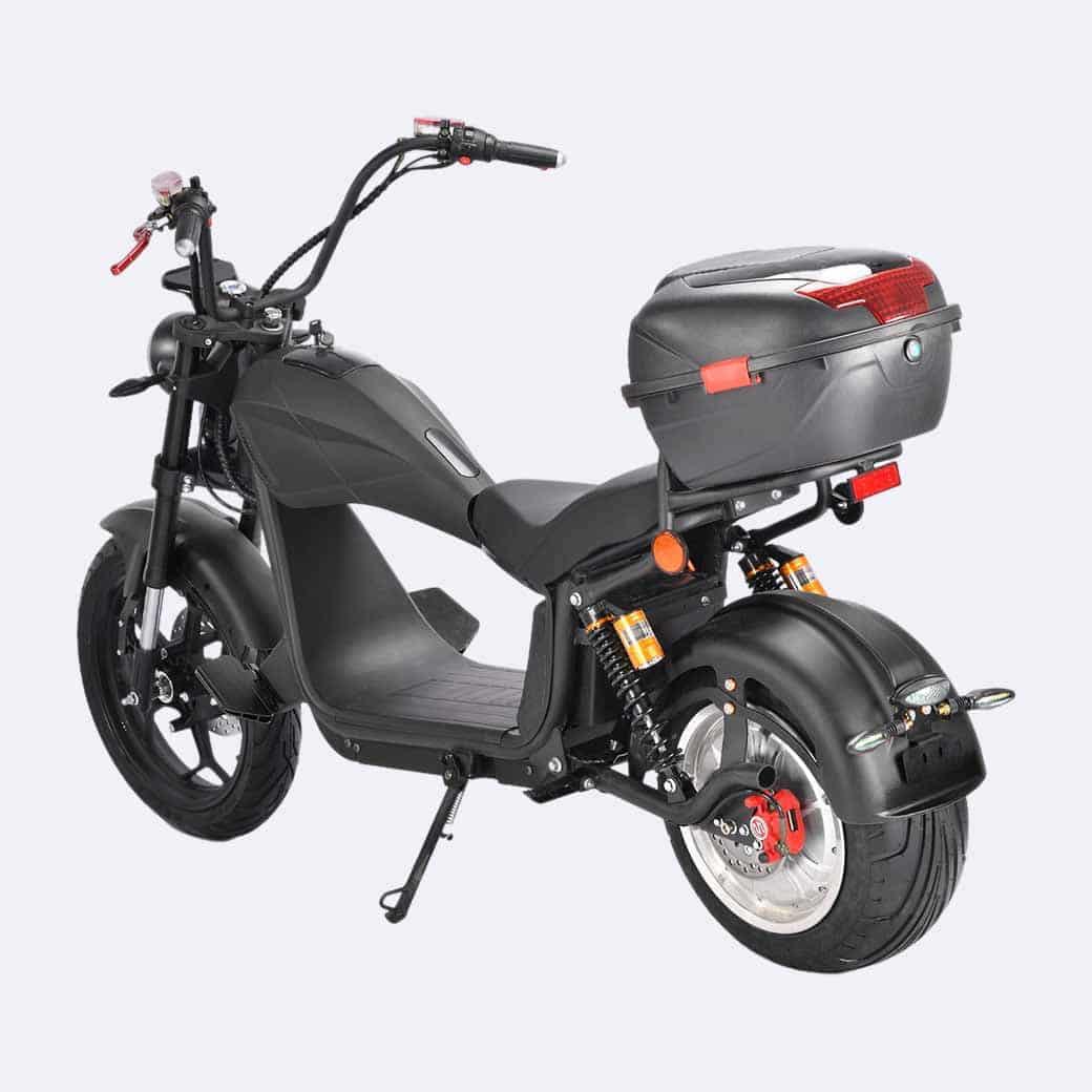 LinksEride CP6 Citycoco 4000W 60V 20Ah Fat Tire Electric Motorcycle Scooter - Green Vista Living