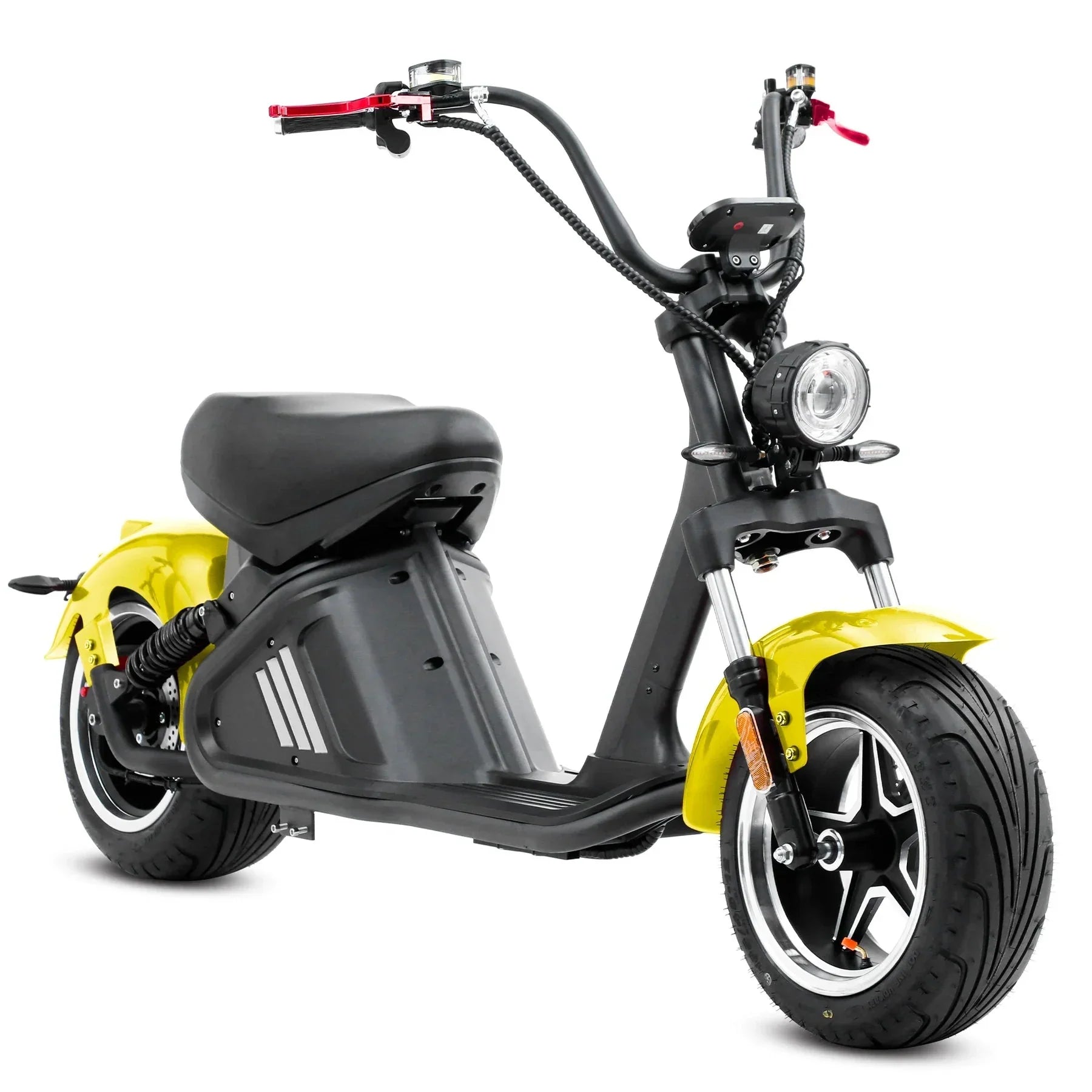 LinksEride M2 Big Wheel 3000W 60V 40Ah Fat Tire Lithium Electric Scooter - Green Vista Living