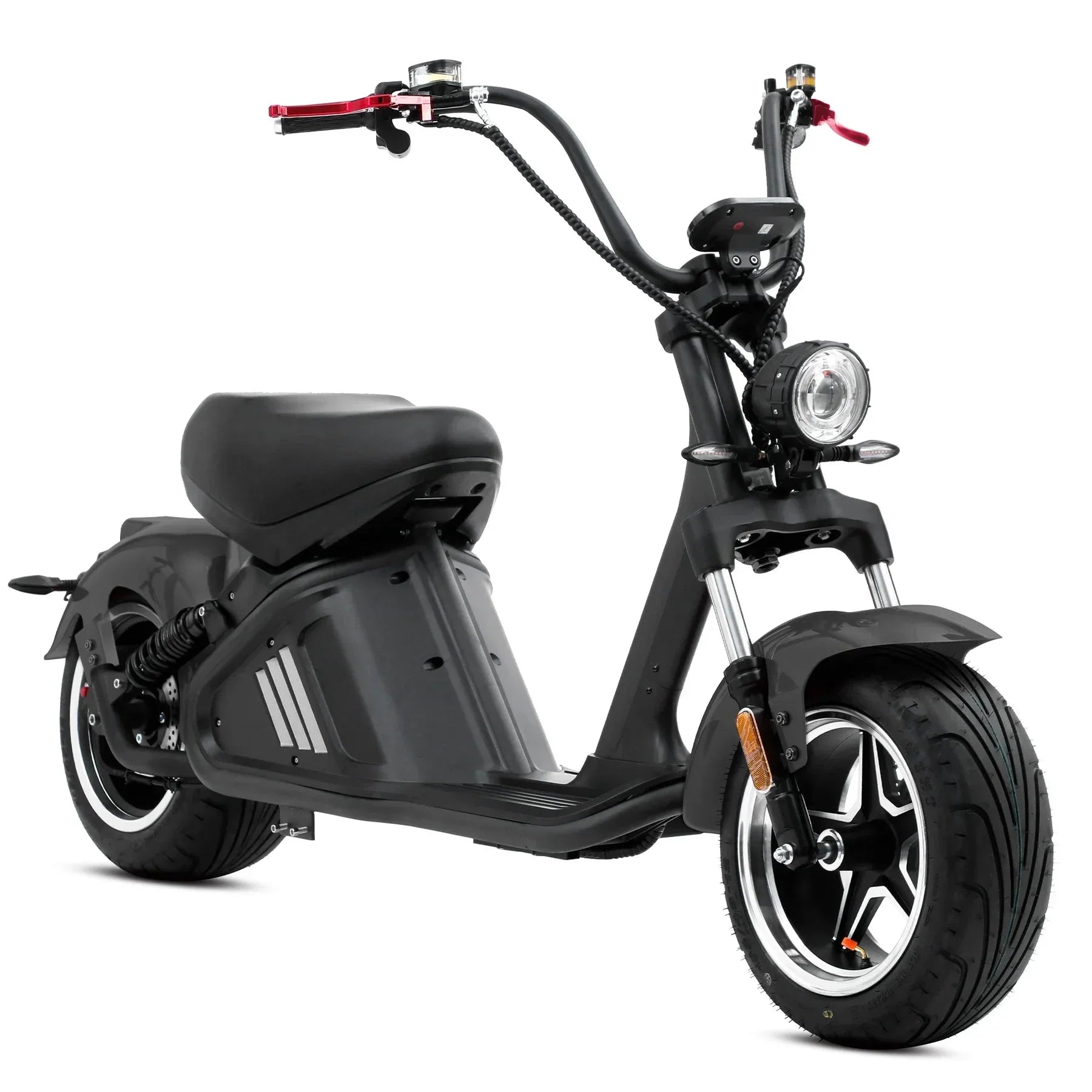 LinksEride M2 Big Wheel 3000W 60V 40Ah Fat Tire Lithium Electric Scooter - Green Vista Living
