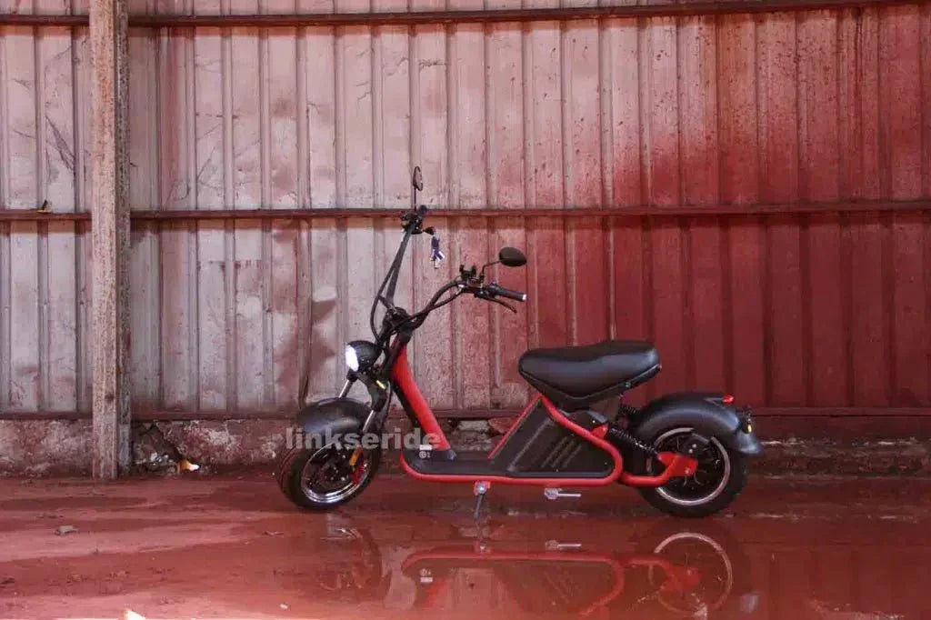 LinksEride M2 Big Wheel 3000W 60V 40Ah Fat Tire Lithium Electric Scooter - Green Vista Living