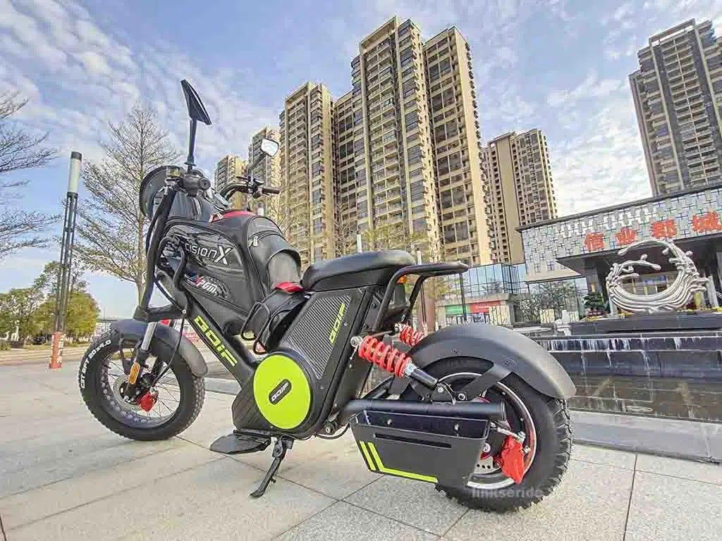 LinksEride M6G 2000W 60V Single Rider Electric Golf Cart Scooter Moped - Green Vista Living