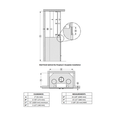 Valcourt Manoir Wood Burning Fireplace - FP1LM