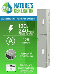 Nature's Generator 125A Automatic Transfer Switch - Green Vista Living