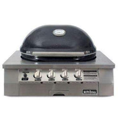 Primo All-In-One Oval G 420 Ceramic Gas Grill PGGXLC (Cart-Mounted)