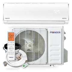 Pioneer® Diamante Pro™ 31,500 BTU 19 SEER2 230V High-Wall Ductless Mini-Split Air Conditioner Inverter Heat Pump with 16 Ft. Kit