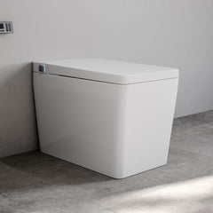 Swiss Madison Concorde Smart One-Piece 1.28 GPF Single Top Flush Toilet in Glossy White