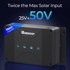 12V 30A/50A DC-DC On-Board Battery Charger with MPPT with Renogy ONE Core