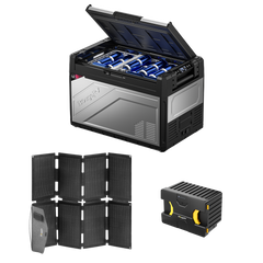 BougeRV Rocky Solar Battery Portable Fridge Kit