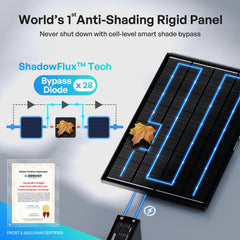 ShadowFlux™ N-Type Anti-Shading 200W 120W Solar Panel