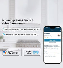 Eccotemp SHiE-27kW SmartHome Adjustable 11-27kW Electric Tankless Water Heater