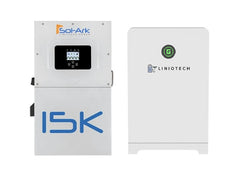 Liniotech 14.33kWh 280Ah LiFePO4 Battery + Sol-Ark 15K Hybrid Inverter Bundle | Off-Grid & Grid-Tie Solar Power System | 48V LFP Battery Backup Storage