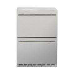 Summerset 24" 5.3 Cu. Ft. Outdoor Rated 2-Drawer Deluxe Refrigerator SSRFR-24DR2