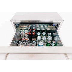 Summerset 24" 5.3 Cu. Ft. Outdoor Rated 2-Drawer Deluxe Refrigerator SSRFR-24DR2