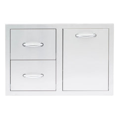 Summerset 33" 2-Drawer & Vented LP Tank Pullout Drawer Combo SSDC2-33LP