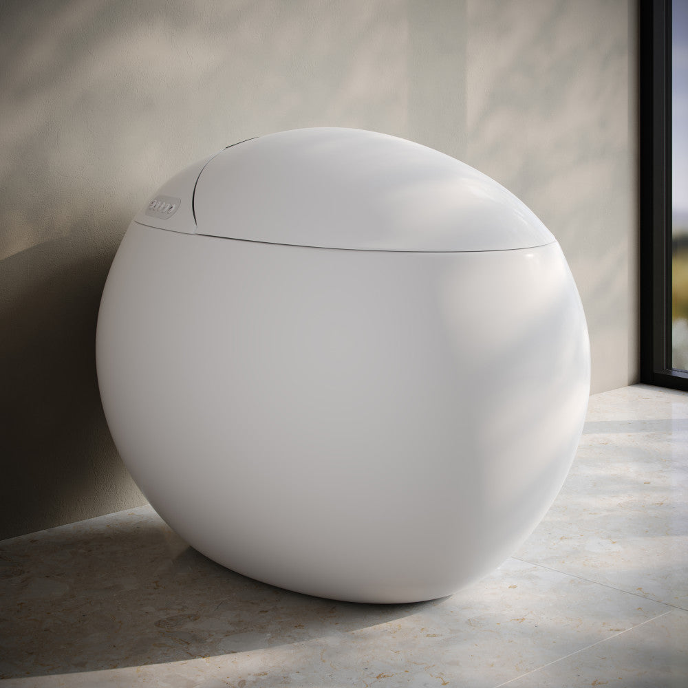 Swiss Madison Plaisir Smart One-Piece 1.28 GPF Single Flush Toilet in Glossy White