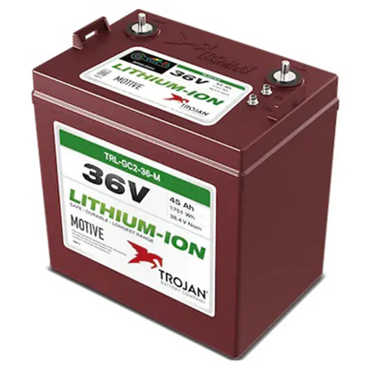 Trojan TRL-GC2-36-M GC2 45Ah LITHIUM-ION 36V Lithium Battery