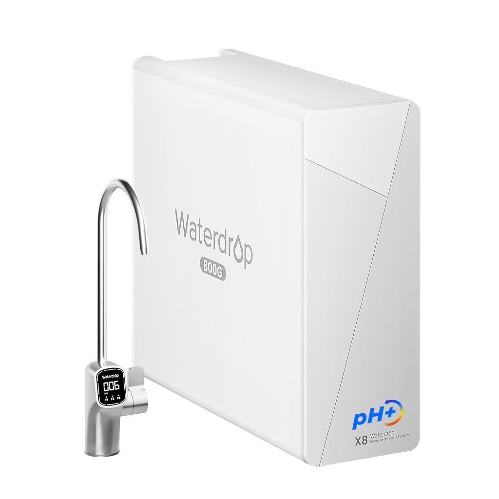 Waterdrop X Series Reverse Osmosis System, X8 with Alkaline Filter