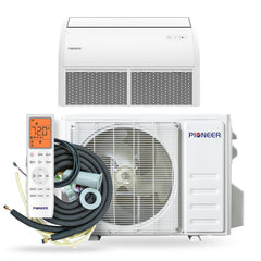 Pioneer® Quantum Ultra™ 22,200 BTU 20 SEER2 230V Floor/Ceiling/Low-Wall Ductless Mini-Split Air Conditioner Inverter Heat Pump Full Set