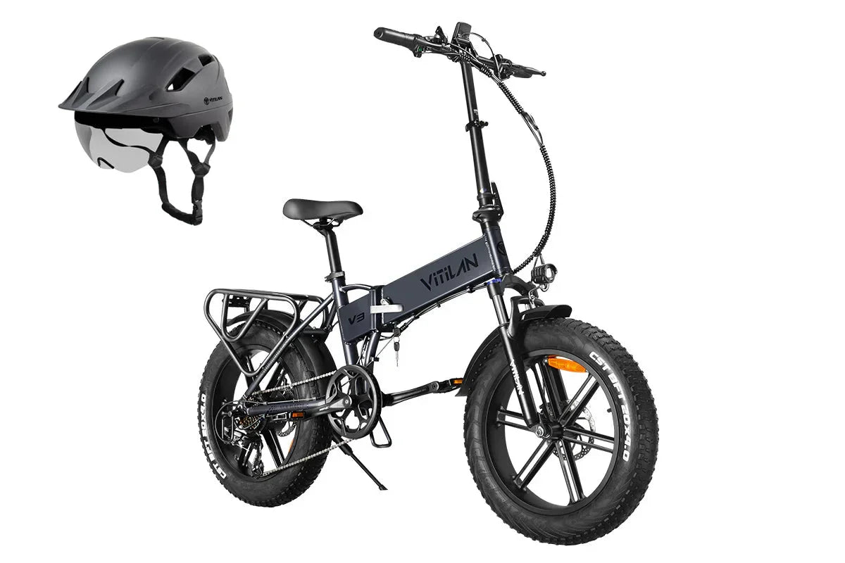 Vitilan V3 2.0 Folding Fat Tires Adult All Terrain Electric Bike Vitilan