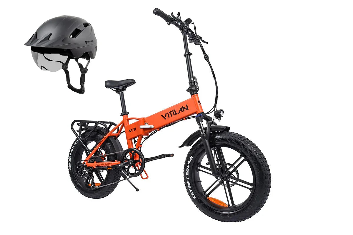 Vitilan V3 2.0 Folding Fat Tires Adult All Terrain Electric Bike Vitilan