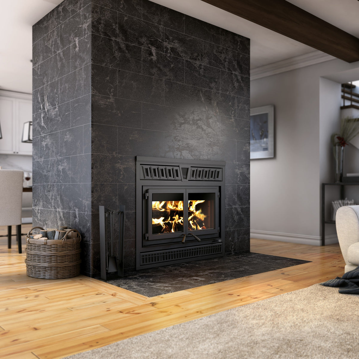 Valcourt Waterloo Wood Burning Fireplace - FP15