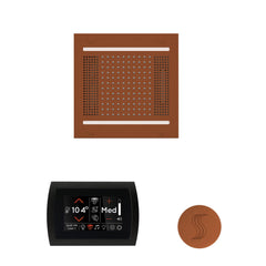 ThermaSol Wellness  Steam Package with SignaTouch Control, HydroVive 14 Rainhead, SteamVection Round