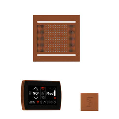 ThermaSol Wellness Steam Package with SignaTouch Control, HydroVive 14 Rainhead, SteamVection Square